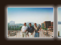 Seoulbrothers in Hanamdong Blick auf Namsantower